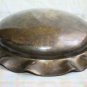 Heavy Solid Brass Bronze Bowl Dish Plate Home Decor Collectible 1.7Kg
