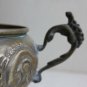 Antique Brass Copper Planter Islamic Signed Middle East Bronze Handle Hammered