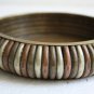 Antique Middle East Brass Bronze Copper Multi Metal Bowl Ashtray Unique Artwork