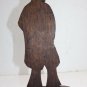 Vintage Man Wooden Sculpture Figurine Hand Carved 12" Home Decor Collectible