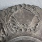Antique Medieval Style Silver Color Metal Plate Charger Spanish Colonial 30cm