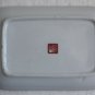 Beautiful Antique Rectangular Chinese Porcelain Tray Dish Plate Ashtray Rare 8"