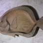 Old Primitive Antique Wooden Trencher Dough Bowl Hewn Carved Wood Hand Crafted !