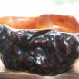 Old Primitive Antique Wooden Trencher Dough Bowl Hewn Carved Wood Hand Crafted !