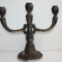Old Antique Hazorfim Solid Silver Israel 11" Candlestick Candleholder 330Gr
