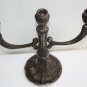 Old Antique Hazorfim Solid Silver Israel 11" Candlestick Candleholder 330Gr