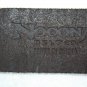 Vintage Massive Thick Leather NOCONA Belt with Swarovski Crystals Buckle 51"
