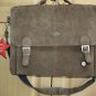 Old Vintage Polo Star Genuine Suede Leather Messenger Bag Hardly Used Excellent