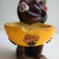 Rasta Jamaican Ganja Man With Ashtray Resin Figurine Smoking Marijuana Joint