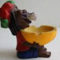 Rasta Jamaican Ganja Man With Ashtray Resin Figurine Smoking Marijuana Joint