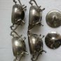 Old Vintage Set of 4 Silver Plate Bowls 2 Sugar Lidded Handled and 2 Cream Bowl