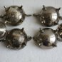Old Vintage Set of 4 Silver Plate Bowls 2 Sugar Lidded Handled and 2 Cream Bowl