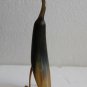 Vintage Carved Crane Bird from Natural Horn Collectible Home Decor