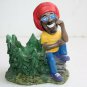 Rasta Jamaican Ganja Man With Ashtray Resin Figurine Painted Collectible