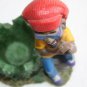 Rasta Jamaican Ganja Man With Ashtray Resin Figurine Painted Collectible