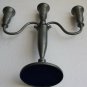 Vintage 3 Arm Metal Candlestick Candle Holder from Israel Jerusalem Holy Land 12