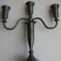 Vintage 3 Arm Metal Candlestick Candle Holder from Israel Jerusalem Holy Land 12