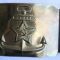 2 Original Soviet Russian Military Soldier Army Belt and Buckle Uniform + Navy