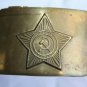 2 Original Soviet Russian Military Soldier Army Belt and Buckle Uniform + Navy