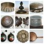 Copper Brass Bronze Pewter Metal Bowl Planter Jug Tray Old Vintage Antique Ra