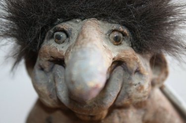 Original Handmade NYFORM Norwegian Old Man Troll No 124 Collectible 7"