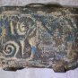 Antique Artefact Pre-Columbian or Persian Rectangular Clay Terracotta Vase Bottl