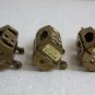 3 x Torah Scroll Case with Brass Chanuka Menorah Decorations Dragees Jais Paris