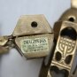 3 x Torah Scroll Case with Brass Chanuka Menorah Decorations Dragees Jais Paris