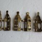 3 x Torah Scroll Case with Brass Chanuka Menorah Decorations Dragees Jais Paris