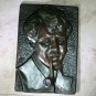 Old Vintage Sergei Yesenin Famous Russian Poet Metal Wall Hanging Plaque 12" Rar