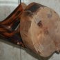 Vintage Rustic Natural Wood Tree Table Lamp Lighting Italy Home Bar Decor 20"