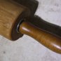 Old Vintage Large Wooden Rolling Pin Pro Kitchen Cake Baking 60cm Collectible