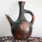 Antique African Ethiopian Tribal Primitive Clay Pottery Terracotta Pot Jebena 9"