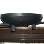 Old Primitive Vintage Wooden Trencher Dough Bowl Basket Hewn Carved Wood Rustic