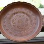 Old Primitive Vintage Wooden Trencher Dough Bowl Basket Hewn Carved Wood Rustic