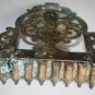 Old Antique Moroccan Judaica Hanukkah Jewish Brass Bronze Oil Menorah Rare 8"
