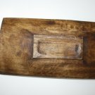 Old Vintage Hand Carved Wooden Dough Bowl Primitive Trencher Home Decor 12"