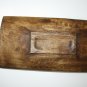 Old Vintage Hand Carved Wooden Dough Bowl Primitive Trencher Home Decor 12"