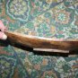 Old Vintage Hand Carved Wooden Dough Bowl Primitive Trencher Home Decor 12"