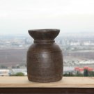 Old Antique Indochina Zitan Wood Brushes Pot Rare One of a Kind Piece 10" Decor