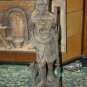 Female XXL 24" Antique Philippine Igorot Tribe Wood Carved Warrior Head Hunter