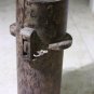 Old Antique Wooden Round Container Bottle Holder Storage Hand Carved 1800's Rare