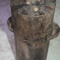 Old Antique Wooden Round Container Bottle Holder Storage Hand Carved 1800's Rare