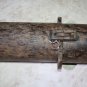 Old Antique Wooden Round Container Bottle Holder Storage Hand Carved 1800's Rare