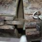 Old Antique Wooden Round Container Bottle Holder Storage Hand Carved 1800's Rare