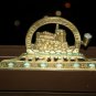 Jerusalem Old Vintage Judaica Hanukkah Jewish Menorah Brass Bronze Israel