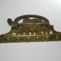 Jerusalem Old Vintage Judaica Hanukkah Jewish Menorah Brass Bronze Israel