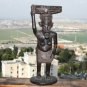 Antique Hand Carved Wooden African Yoruba Man Ebony Hard and Heavy Collectible