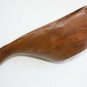 Antique Hand Carved Rustic Wooden Spoon Kovsh Bowl Cup Kvas Water Home Decor 11"