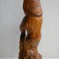 Vintage Carved Wood Russian Bear Wooden Folk Art Figurine Home Decor Collectible